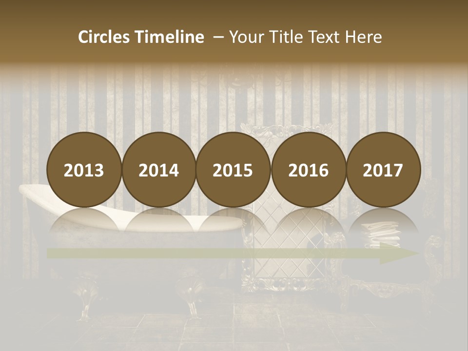 Shadow Furniture Elegance PowerPoint Template