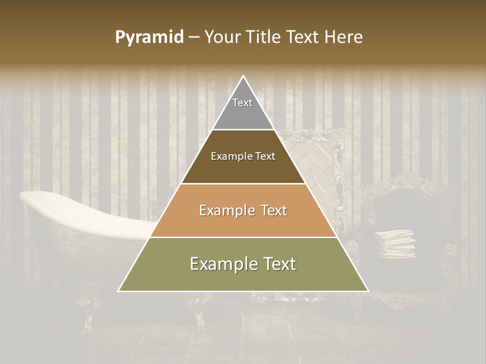 Shadow Furniture Elegance PowerPoint Template