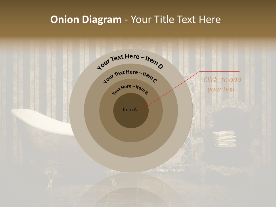 Shadow Furniture Elegance PowerPoint Template