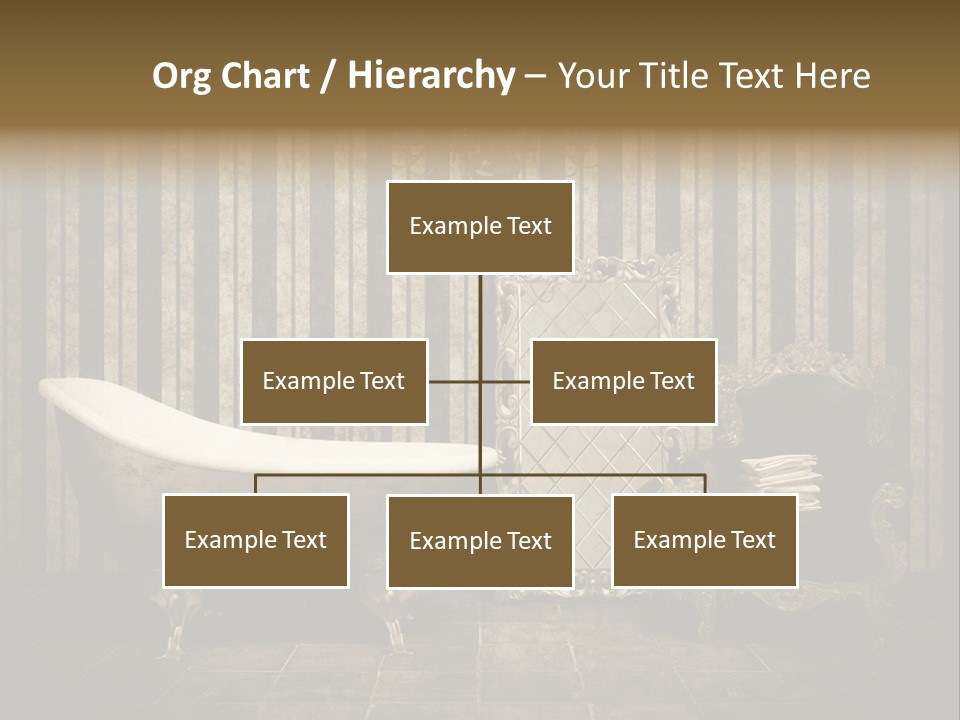Shadow Furniture Elegance PowerPoint Template