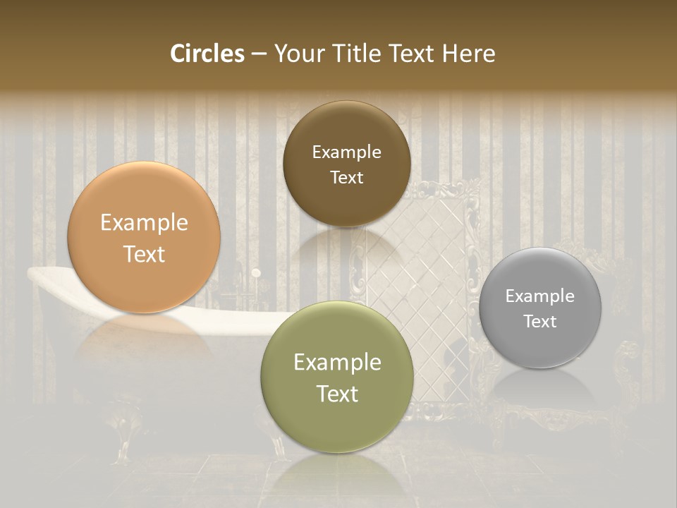 Shadow Furniture Elegance PowerPoint Template