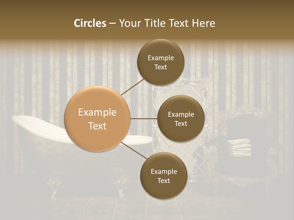 Shadow Furniture Elegance PowerPoint Template