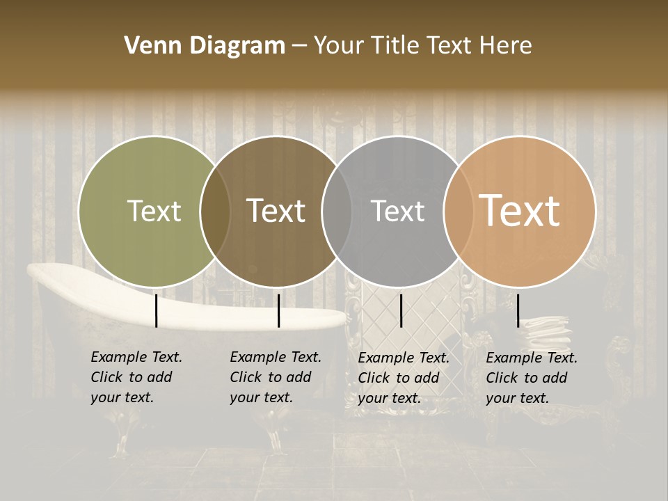 Shadow Furniture Elegance PowerPoint Template