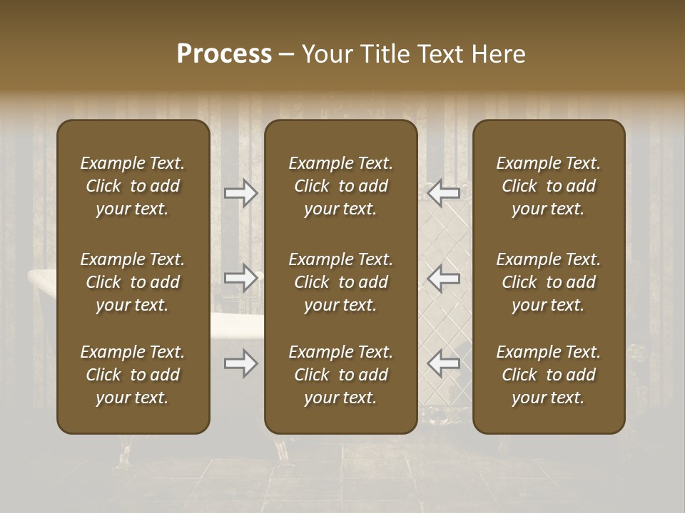 Shadow Furniture Elegance PowerPoint Template
