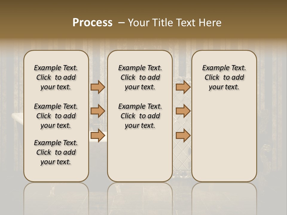 Shadow Furniture Elegance PowerPoint Template