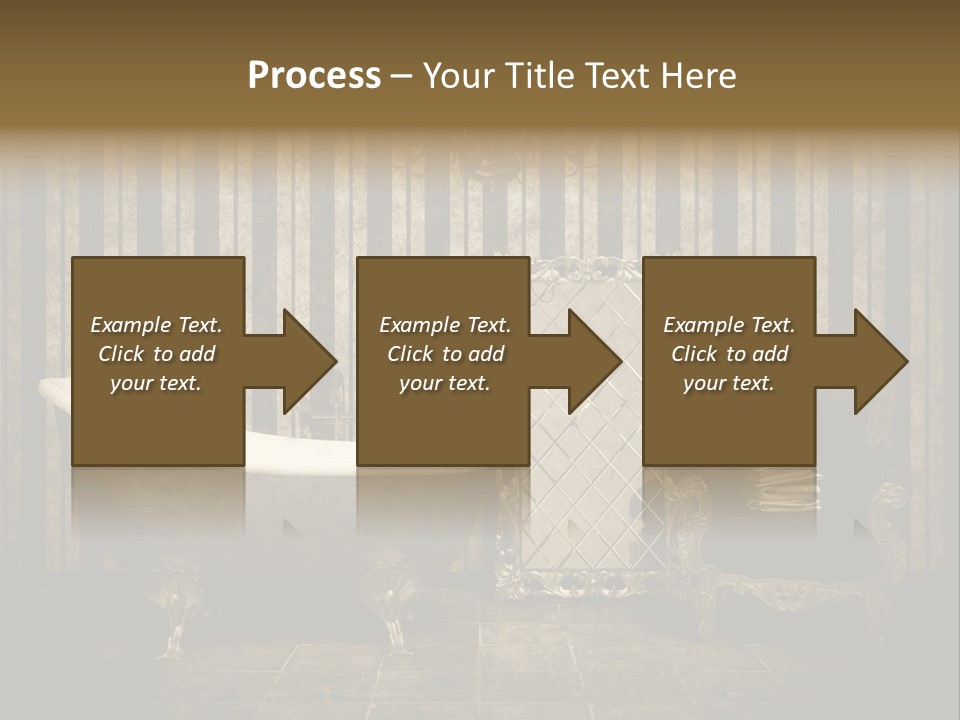 Shadow Furniture Elegance PowerPoint Template