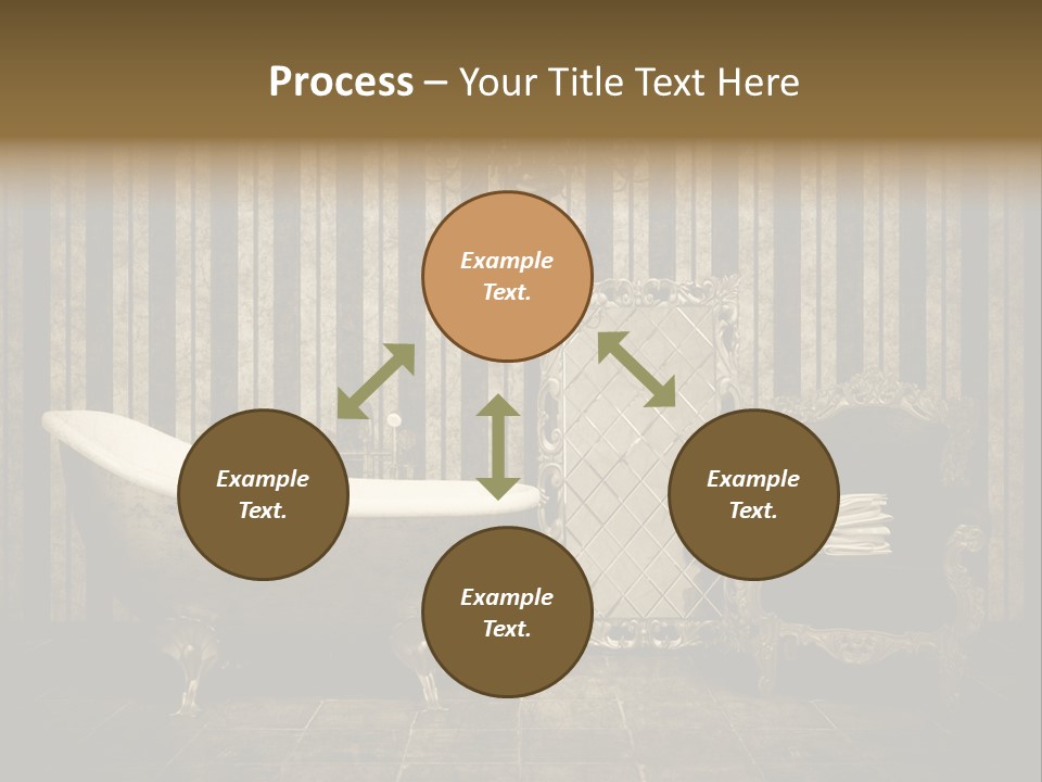 Shadow Furniture Elegance PowerPoint Template