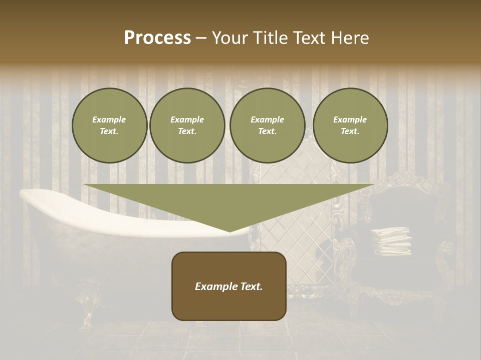Shadow Furniture Elegance PowerPoint Template