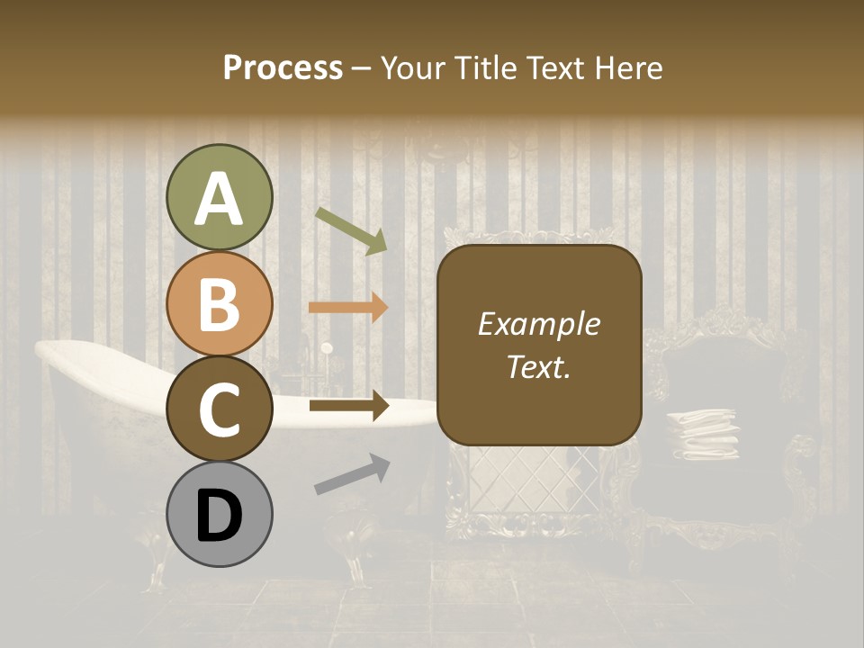Shadow Furniture Elegance PowerPoint Template