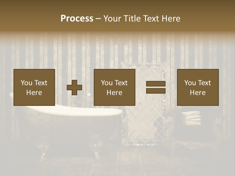 Shadow Furniture Elegance PowerPoint Template