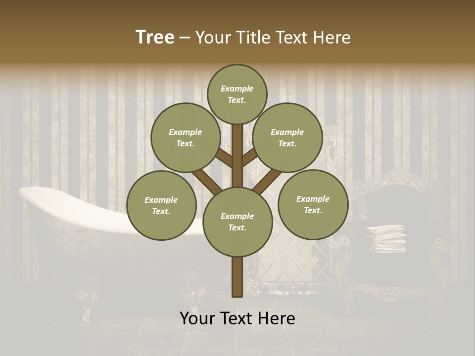 Shadow Furniture Elegance PowerPoint Template