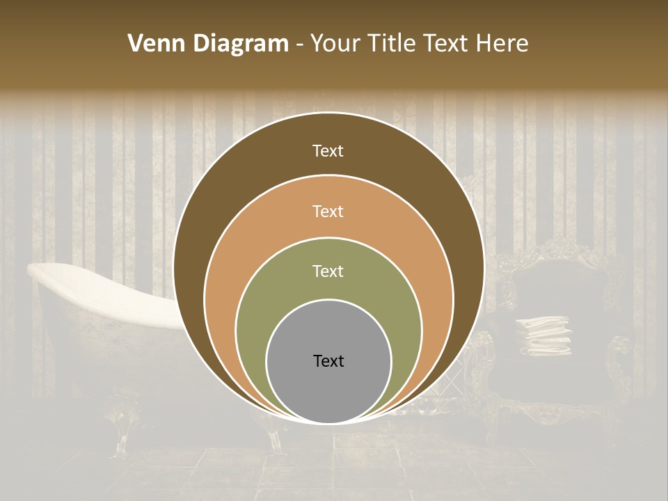 Shadow Furniture Elegance PowerPoint Template
