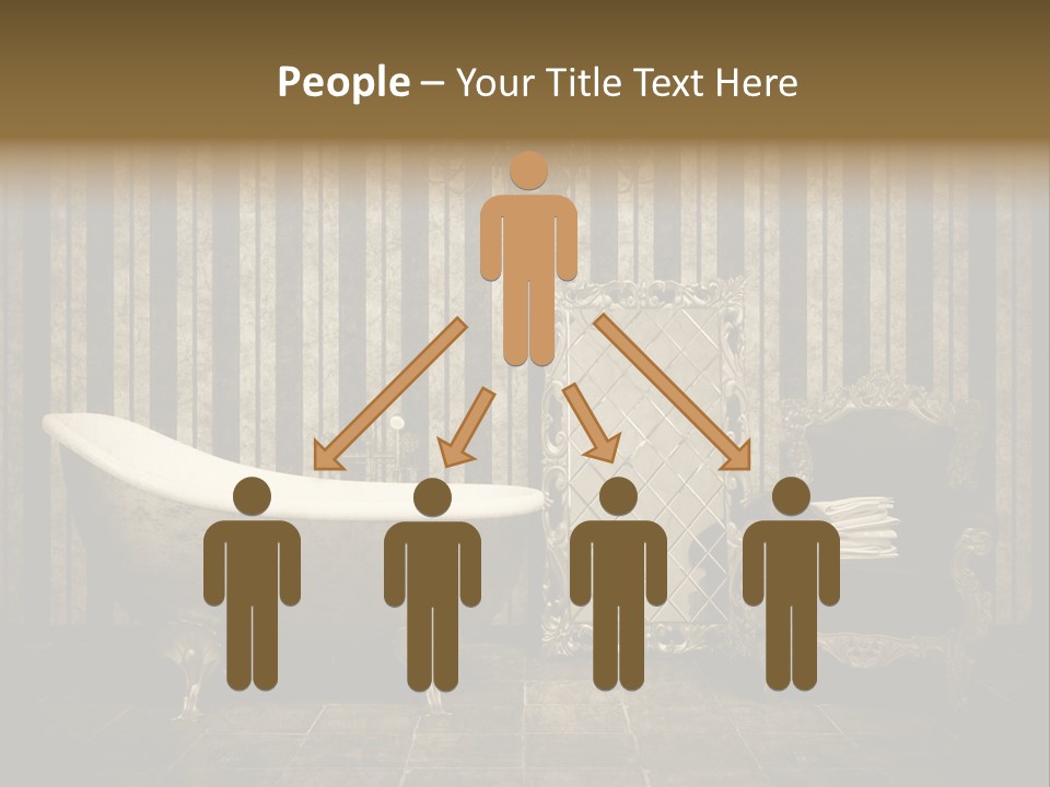 Shadow Furniture Elegance PowerPoint Template