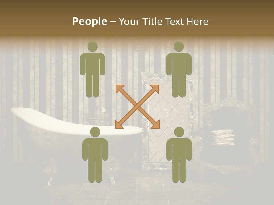 Shadow Furniture Elegance PowerPoint Template