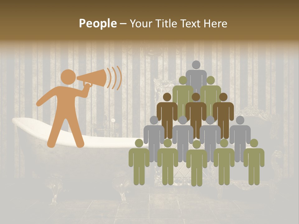 Shadow Furniture Elegance PowerPoint Template