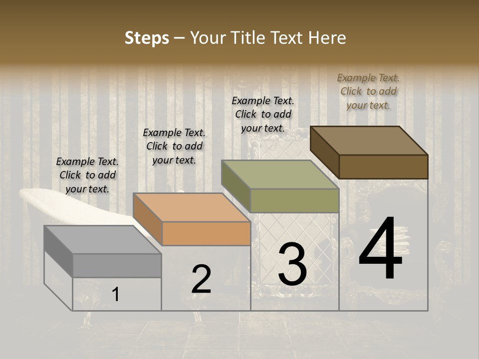 Shadow Furniture Elegance PowerPoint Template