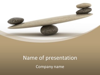 Pebble Zen Growth PowerPoint Template