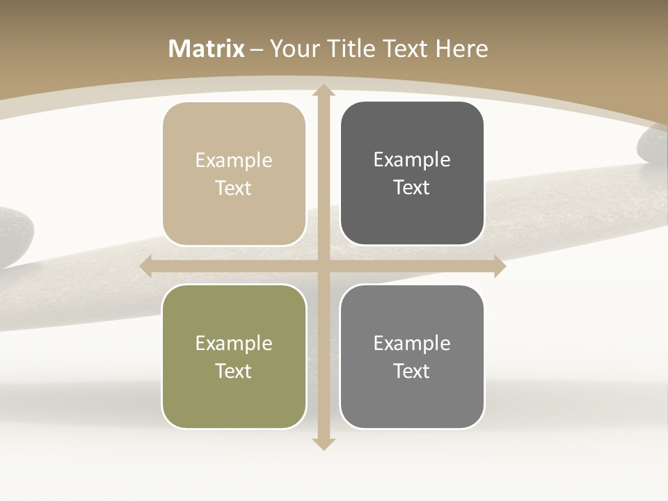 Pebble Zen Growth PowerPoint Template