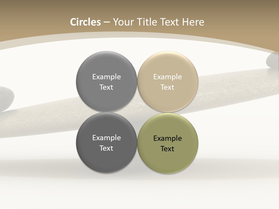 Pebble Zen Growth PowerPoint Template