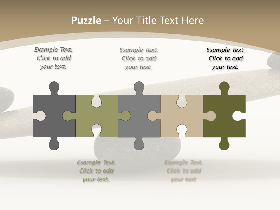 Pebble Zen Growth PowerPoint Template