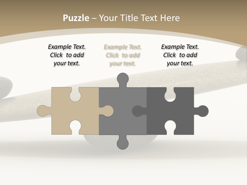 Pebble Zen Growth PowerPoint Template