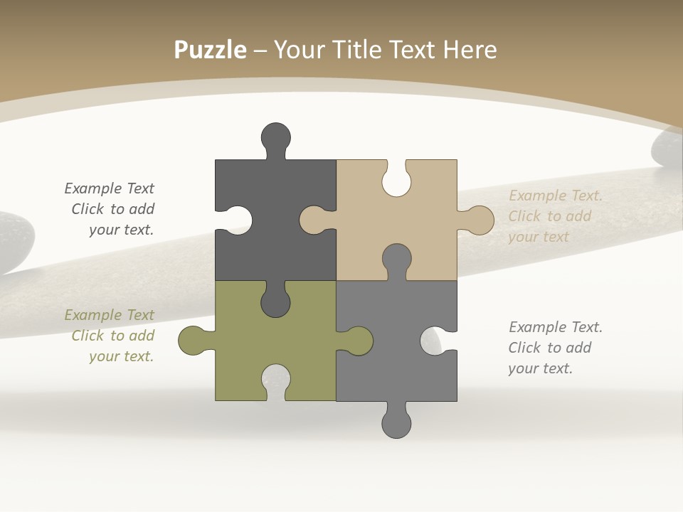 Pebble Zen Growth PowerPoint Template