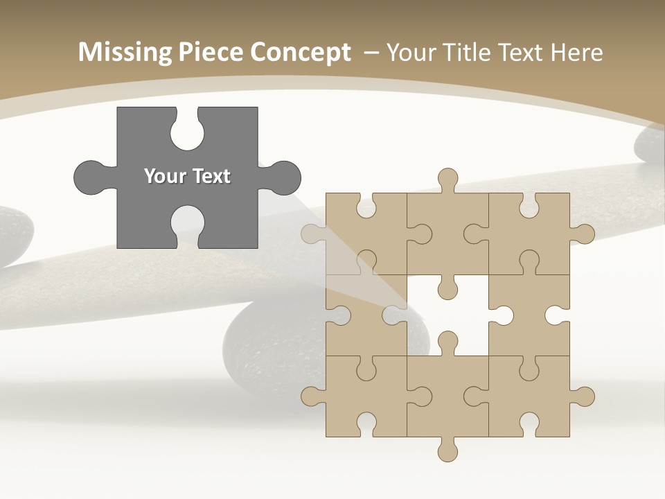 Pebble Zen Growth PowerPoint Template