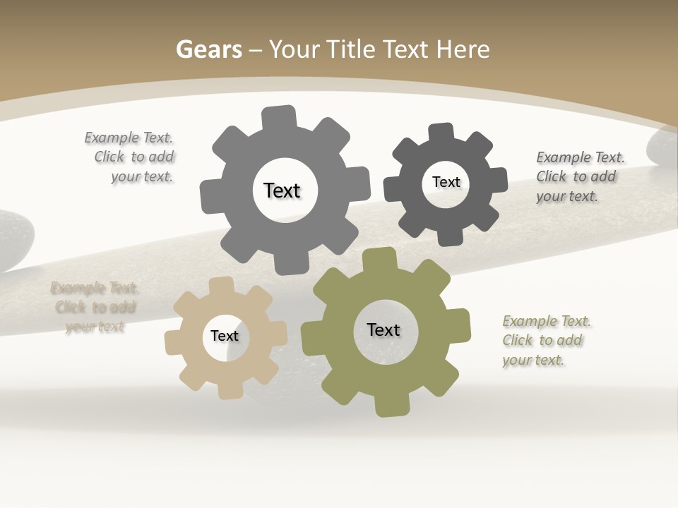 Pebble Zen Growth PowerPoint Template