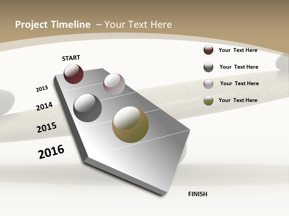 Pebble Zen Growth PowerPoint Template