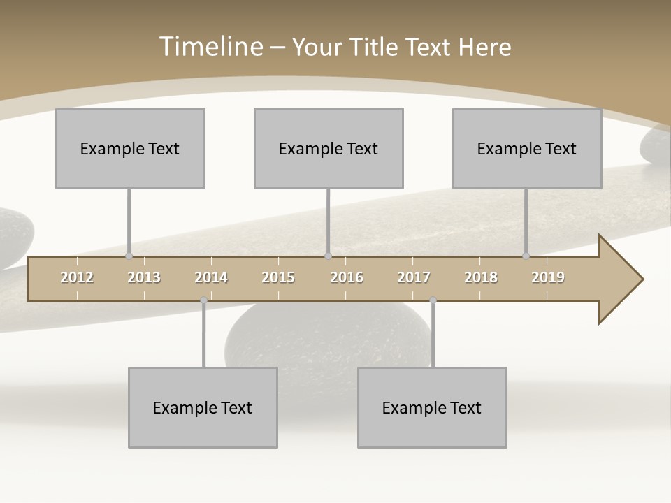 Pebble Zen Growth PowerPoint Template