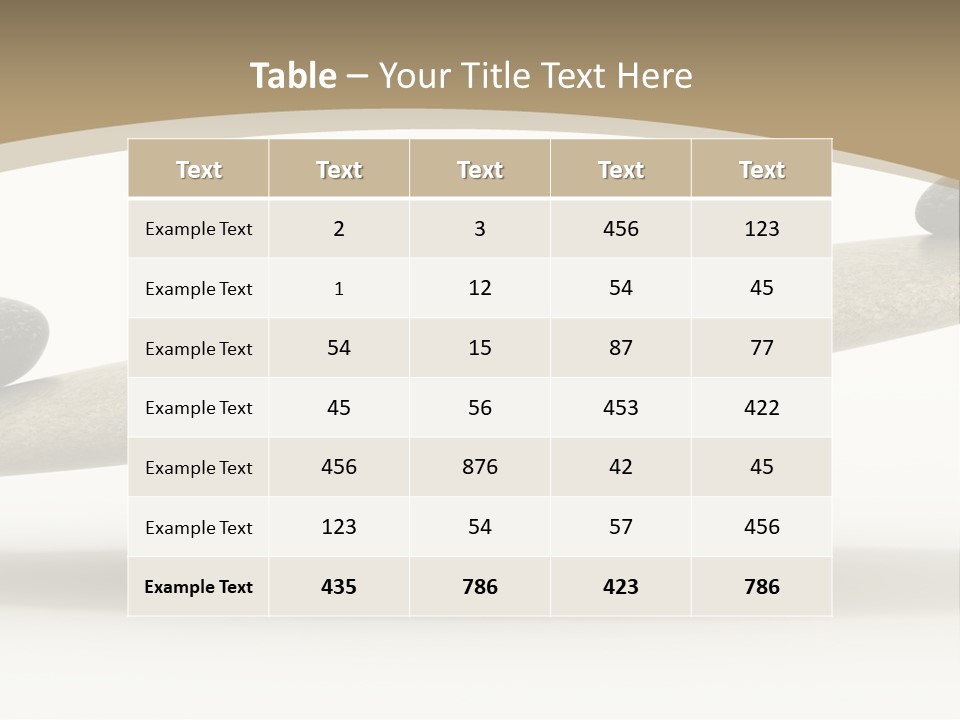 Pebble Zen Growth PowerPoint Template