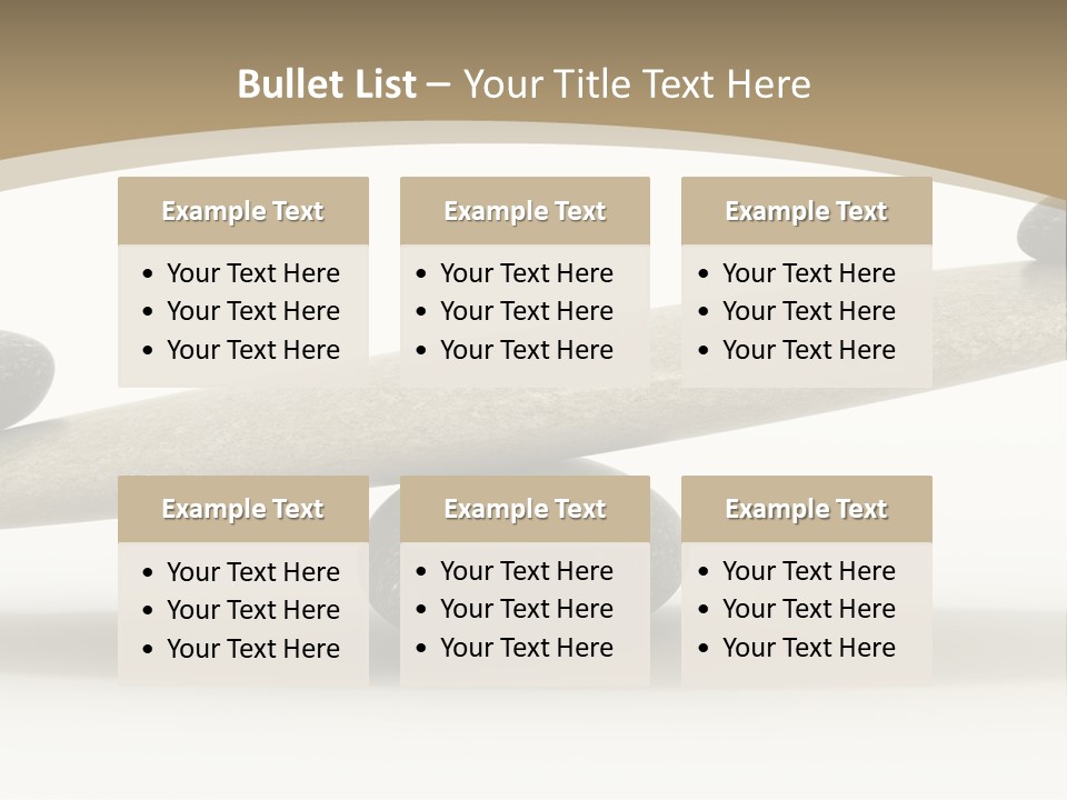 Pebble Zen Growth PowerPoint Template