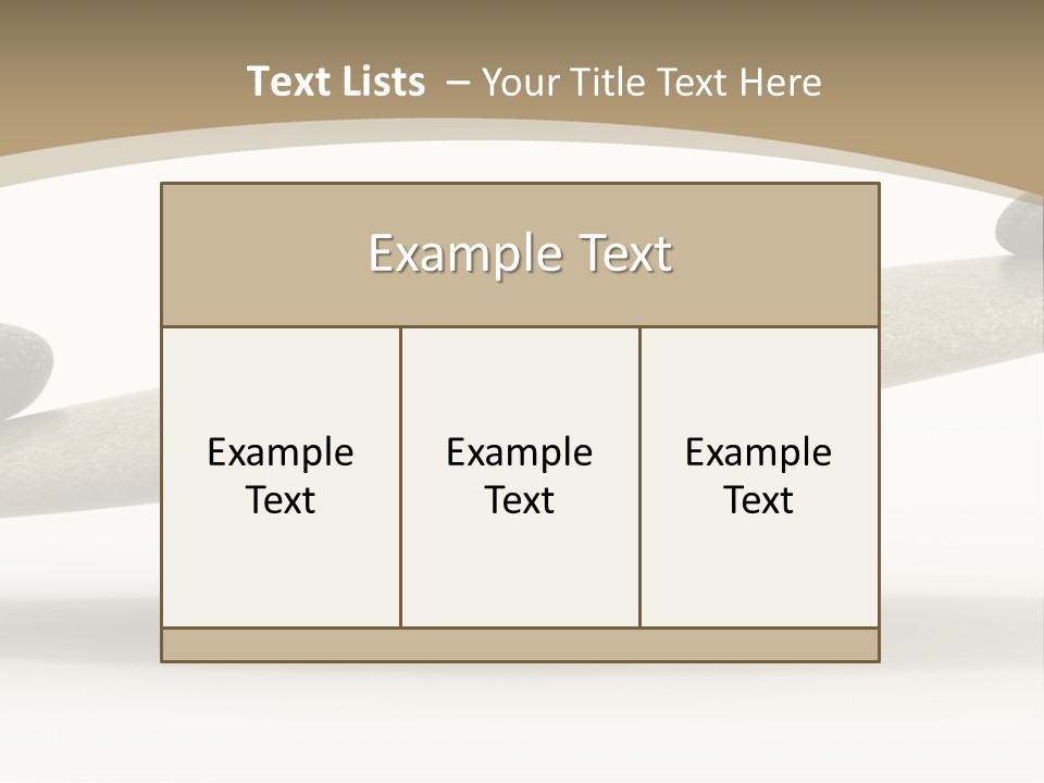 Pebble Zen Growth PowerPoint Template