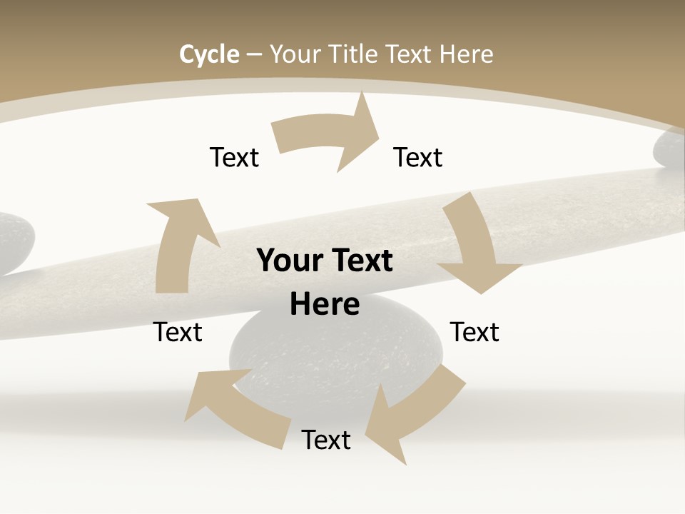 Pebble Zen Growth PowerPoint Template