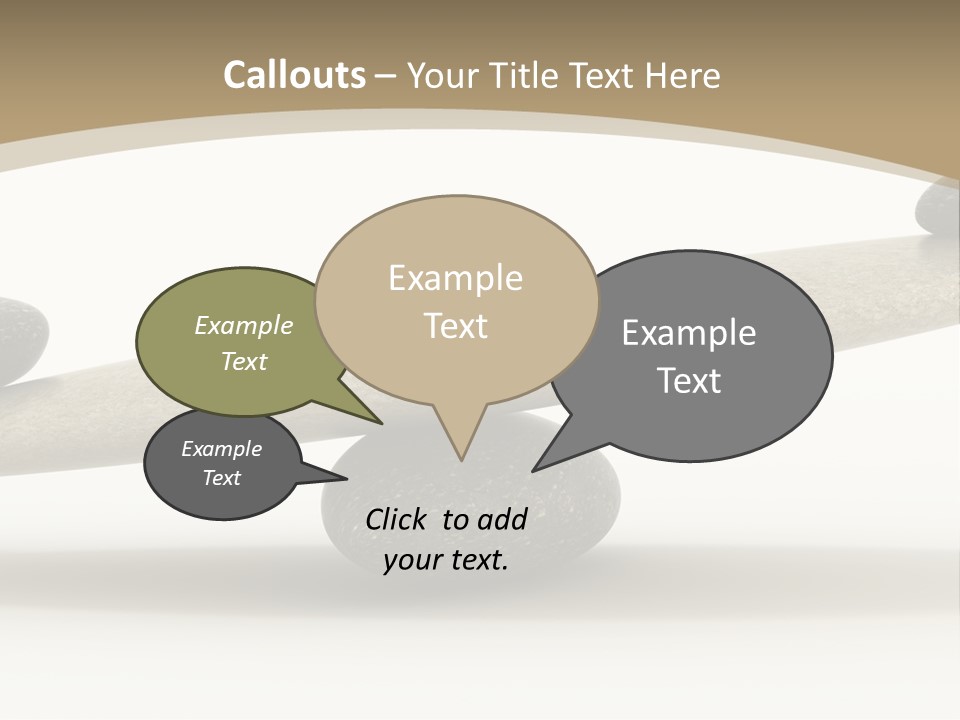 Pebble Zen Growth PowerPoint Template