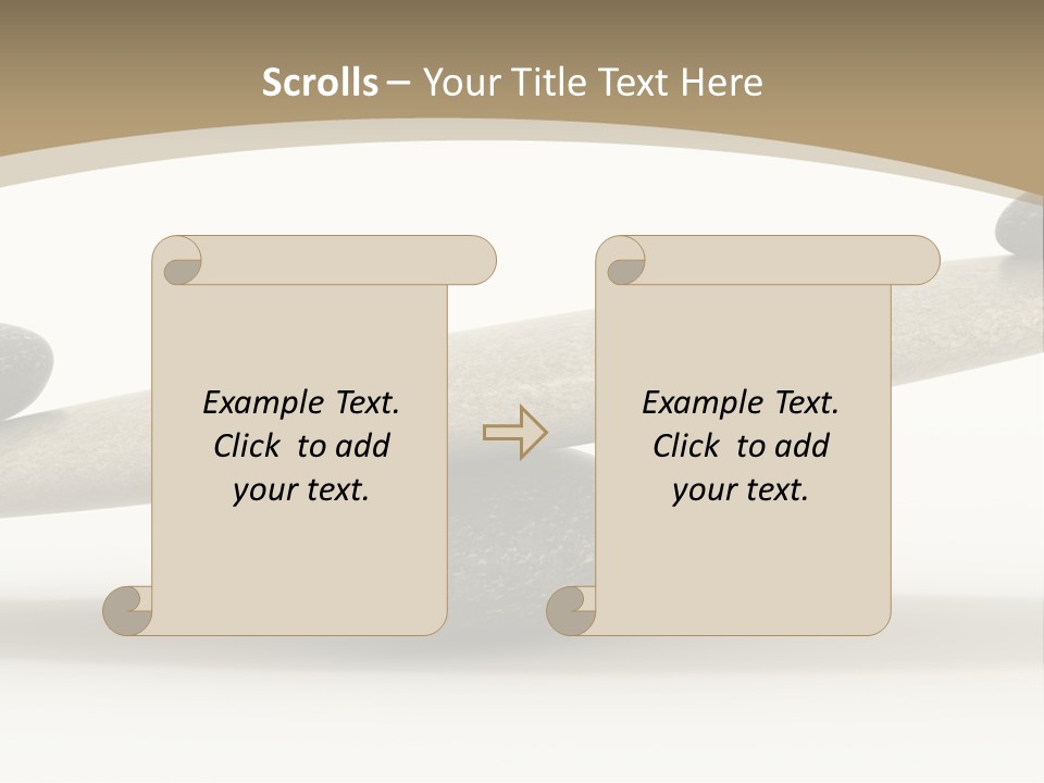Pebble Zen Growth PowerPoint Template
