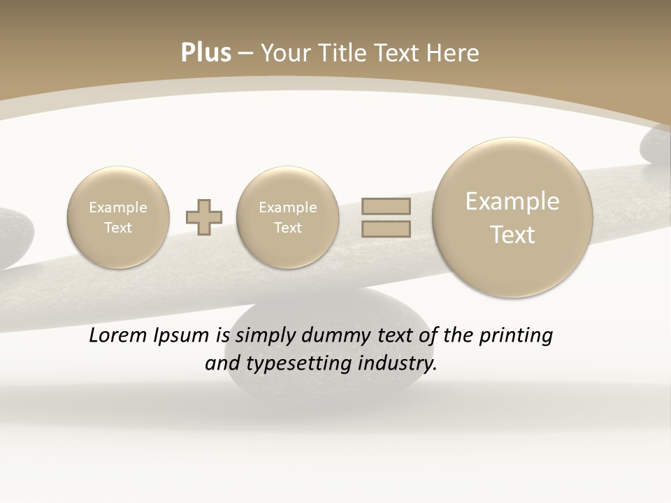 Pebble Zen Growth PowerPoint Template