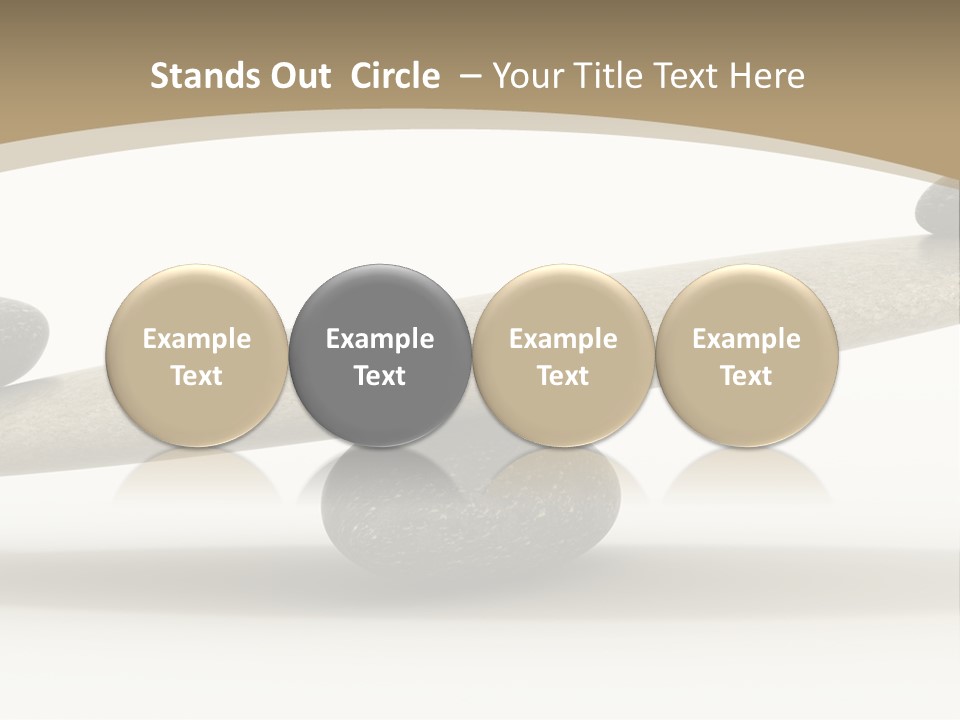 Pebble Zen Growth PowerPoint Template