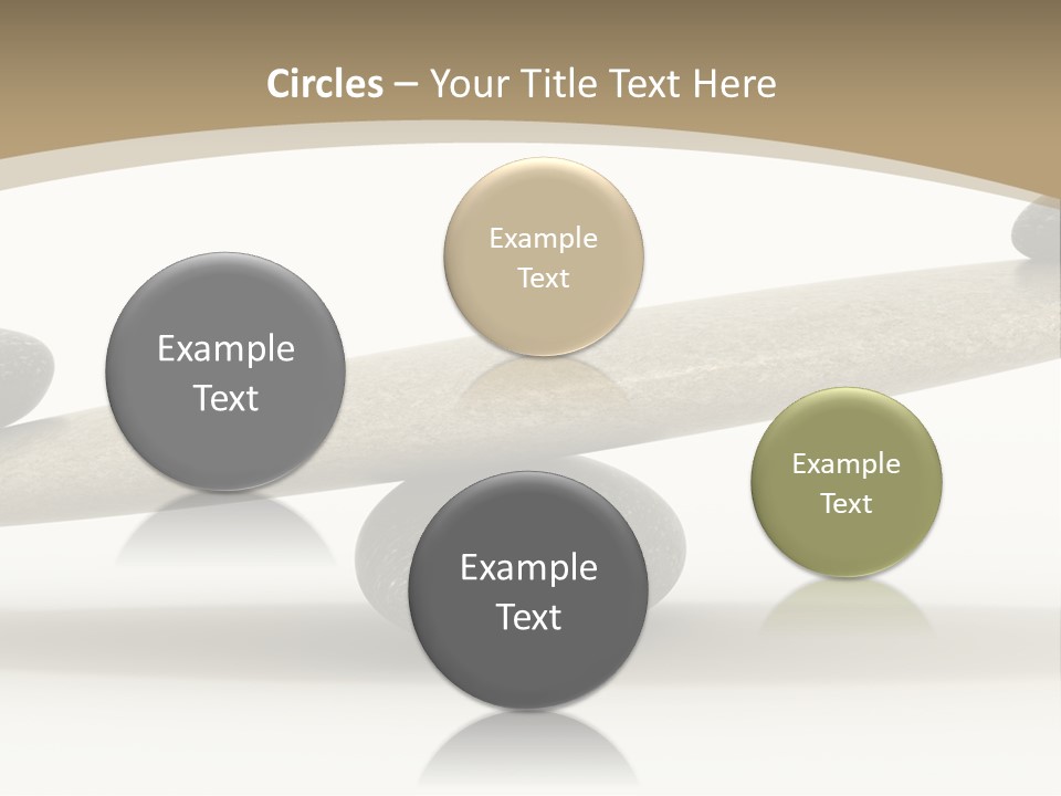 Pebble Zen Growth PowerPoint Template