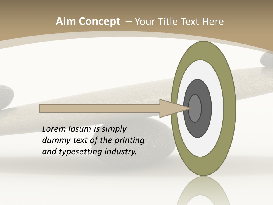 Pebble Zen Growth PowerPoint Template