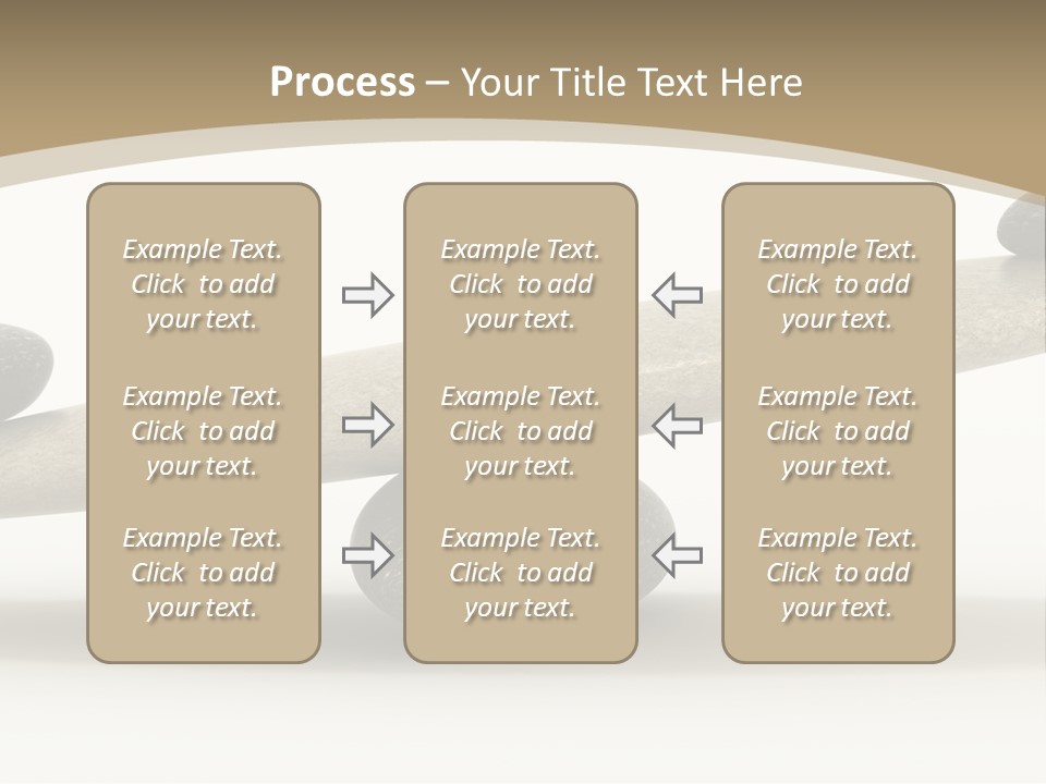 Pebble Zen Growth PowerPoint Template
