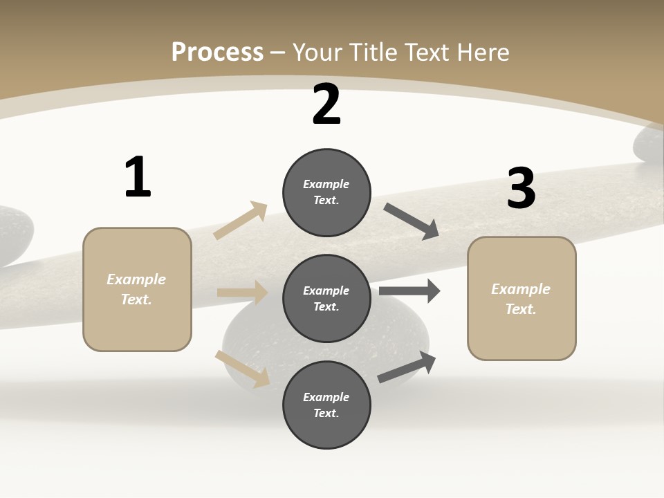 Pebble Zen Growth PowerPoint Template