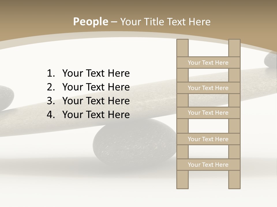 Pebble Zen Growth PowerPoint Template