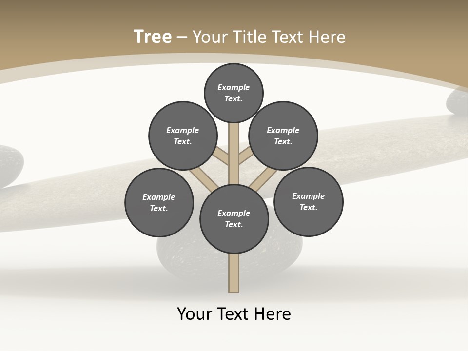 Pebble Zen Growth PowerPoint Template