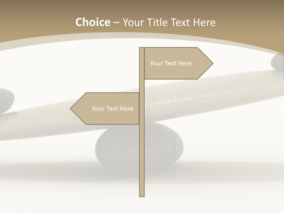 Pebble Zen Growth PowerPoint Template