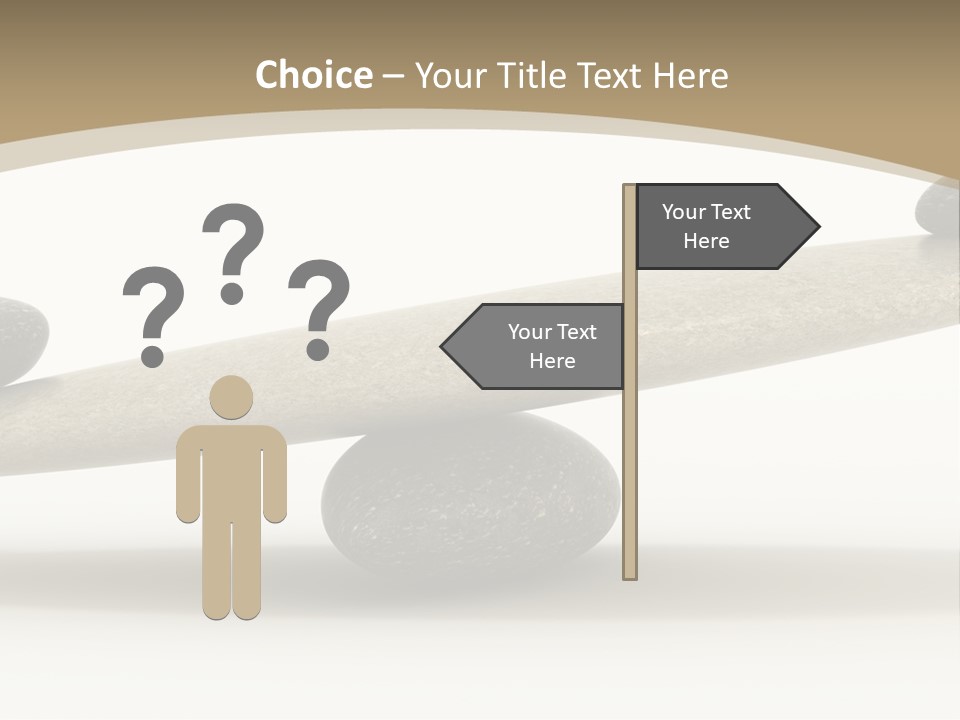 Pebble Zen Growth PowerPoint Template