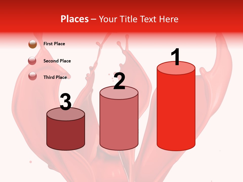 Splash Splashing Background PowerPoint Template