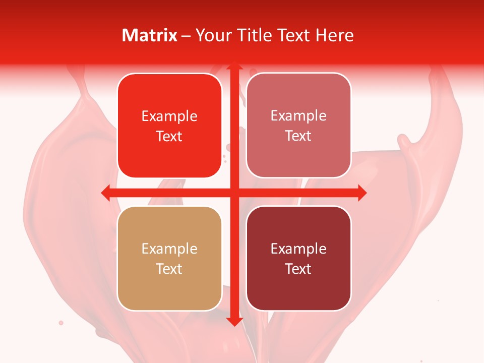 Splash Splashing Background PowerPoint Template