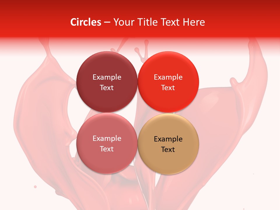 Splash Splashing Background PowerPoint Template