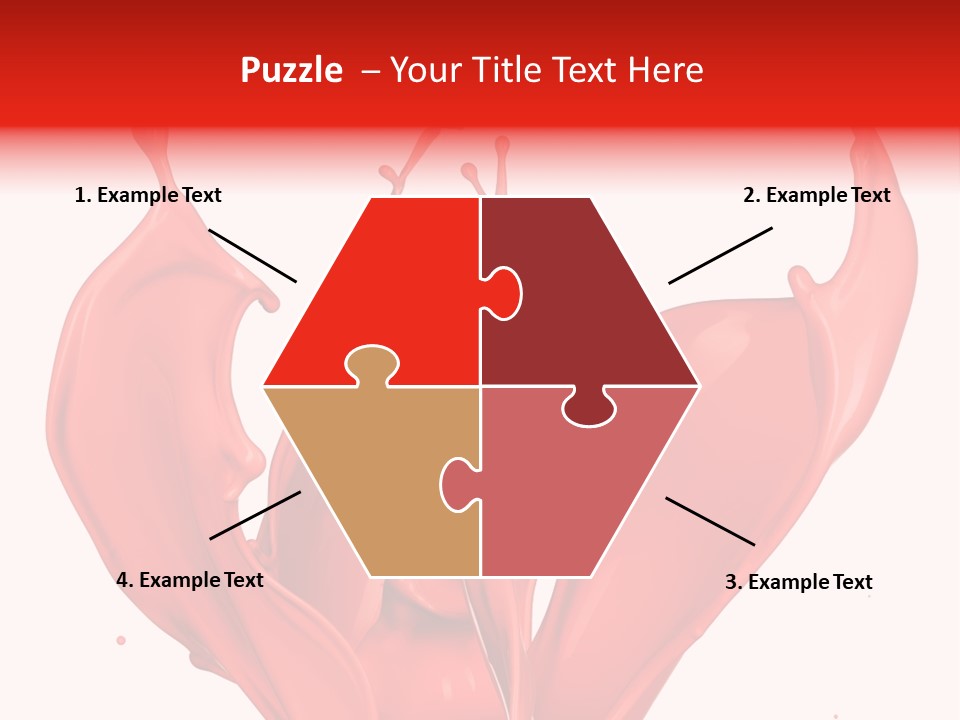 Splash Splashing Background PowerPoint Template